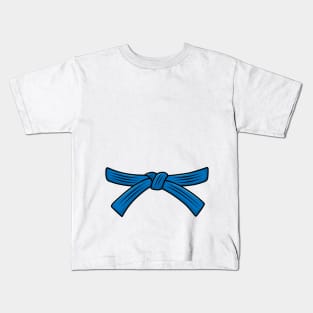 Blue belt Karate Kyokushin Wado Goju Shotokan Shito ryu Kids T-Shirt